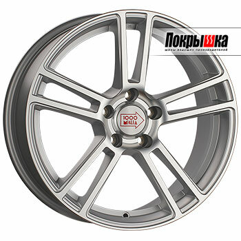 Диски 1000 Miglia MM1002 8.0х18/5х112 D66.6 ET35.0, Matt Silver Polished