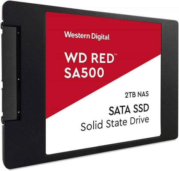 Твердотельный диск 2TB WD Red, 2.5, SATA III, [R/W - 560/530 MB/s] 3D-NAND TLC