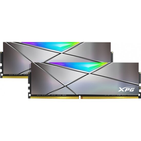 Оперативная память ADATA DDR4 16Gb (2x8Gb) 5000MHz pc-40000 XPG Spectrix D50 Xtreme Gunmetal RGB Grey