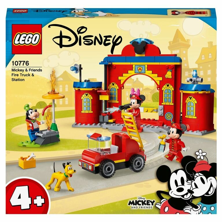 LEGO Disney Конструктор Пожарная часть и машина Микки и его друзей, 10776
