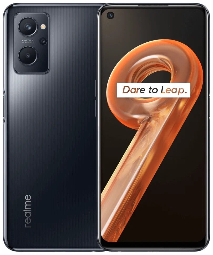 Смартфон realme 9i 4/128 ГБ, черный