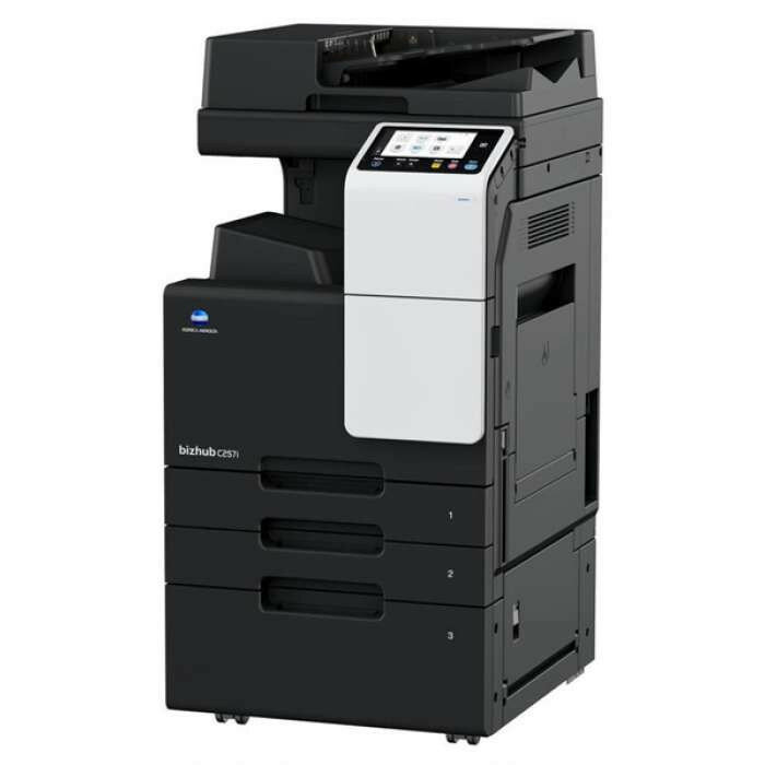 Лазерное многофункциональное устройство Konica Minolta bizhub C257i (МФУ, A3, 25 ppm, без крышки и ADF, без тумбы, без картриджей, без кабеля питания, запуск только инженером платно)