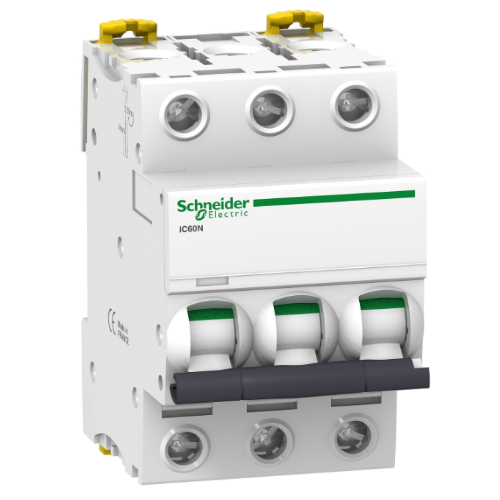 iC60N 3P 25А Автоматический выключатель 3-полюсный 25А 6кА (хар-ка C) Schneider Electric A9F74325