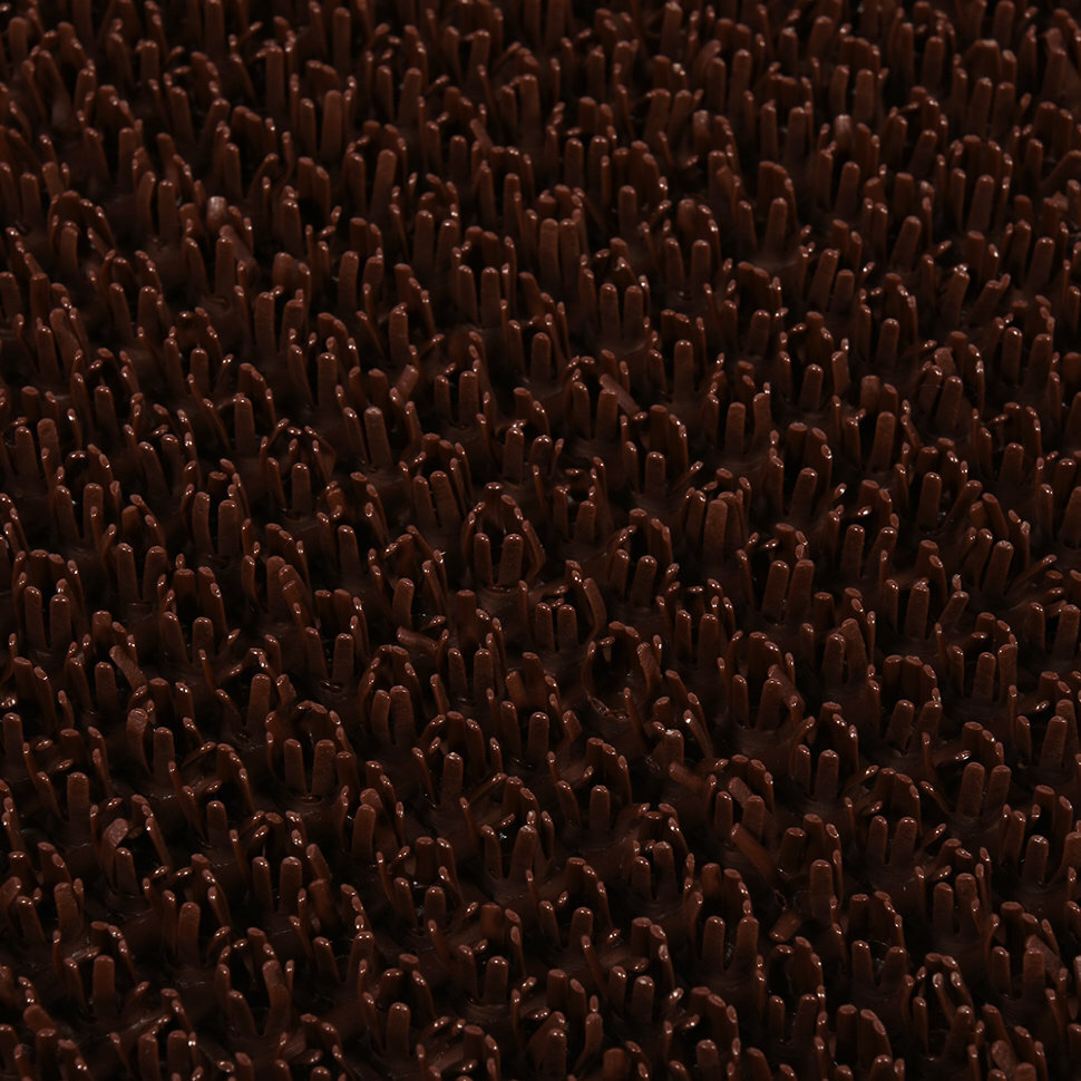 Щетинистое покрытие противоскользящее Vortex Травка рулон 90х150 см темно-коричневый 24002 - фотография № 4