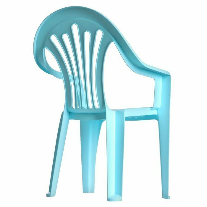 Детский стульчик, высота до сиденья 27,5 см, цвет голубой./В упаковке шт: 1 - фотография № 3