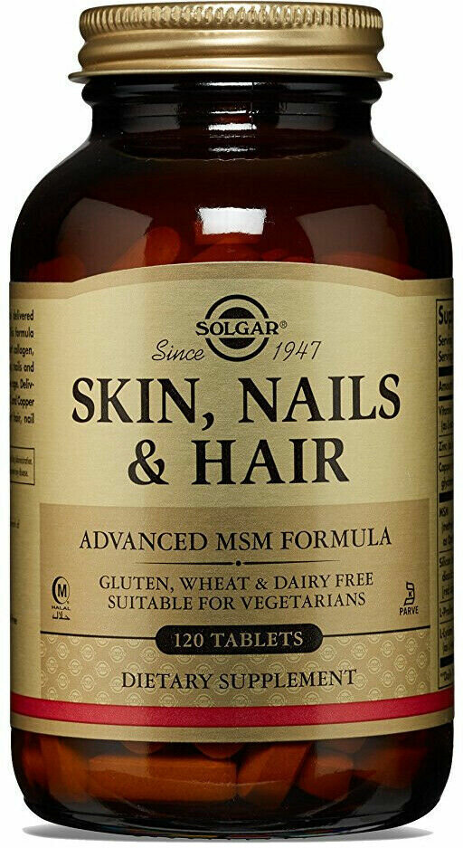 Solgar Skin, Nails & Hair Tablets, 120 таб.