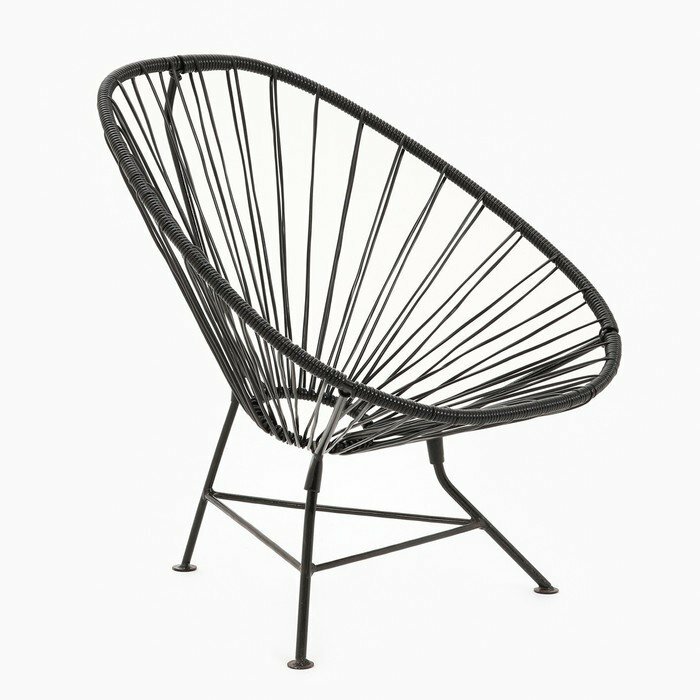 Кресло "Ракушка" мини, макс. нагрузка 90 кг, 60 х 60 х 58 см - фотография № 1