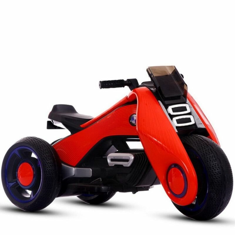 Электромобили, квадроциклы и мотоциклы BQD Детский электромотоцикл BMW Vision Next 100 (трицикл) - BQD-6288-RED