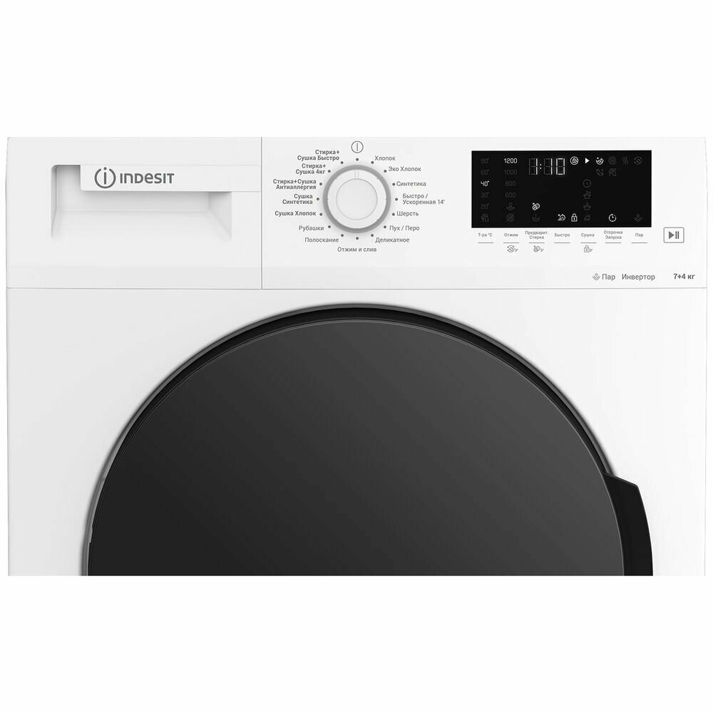 Стиральная машина автомат Indesit WDS 7428 C7S VW, белый - фотография № 4