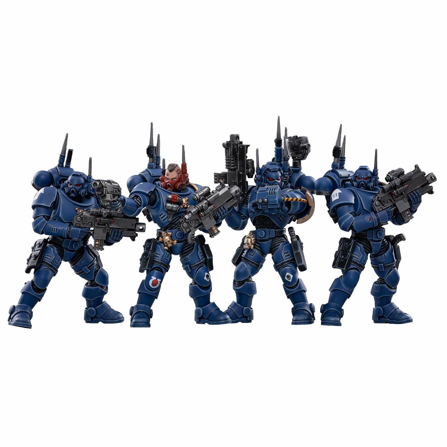 Фигурка Warhammer 40K Vanguard Space Marines Ultramarines Infiltratos 4PC 1:18