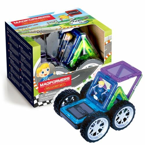 Магнитный конструктор MAGFORMERS 707016 Rally Kart Set (Boy)