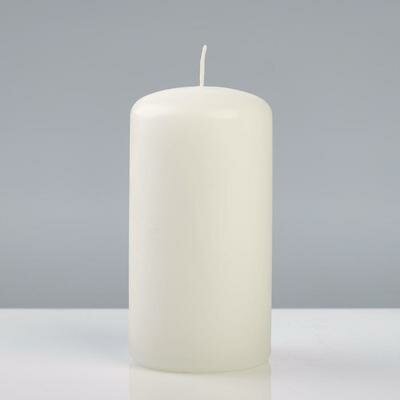 Свеча - цилиндр"Колор" 6?115 см белый Trend Decor Candle 5168607 .