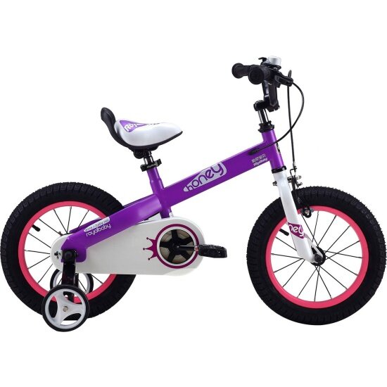 Детский велосипед ROYAL BABY Honey Steel 16", Фиолетовый