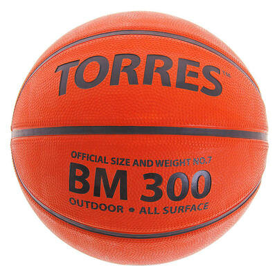 Мяч баскетбольный Torres BM300, B00017, размер 7 TORRES 533836 .