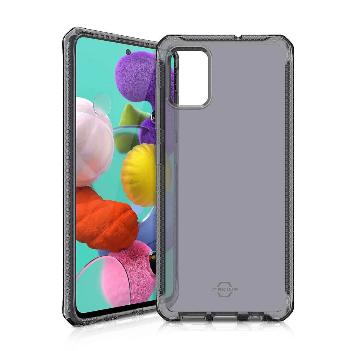 Чехол антибактериальный ITSKINS SPECTRUM CLEAR для Samsung Galaxy A51 дымчатый