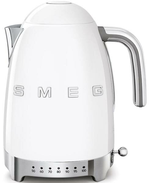 Чайник электрический Smeg KLF04WHEU 2400 Вт белый 1.7 л нержавеющая сталь