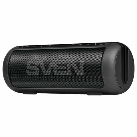 Колонка портативная SVEN PS-250BL, 1.0, 10 Вт, Bluetooth, FM-тюнер, USB, microUSB, черная