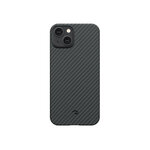 Чехол PITAKA MagEZ Case 3 для iPhone 14 черно-серый кевлар 1500D Twill (KI1401) - изображение
