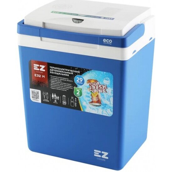 Термоэлектрический контейнер охлаждения EZ COOLERS E32M 12/230V Blue