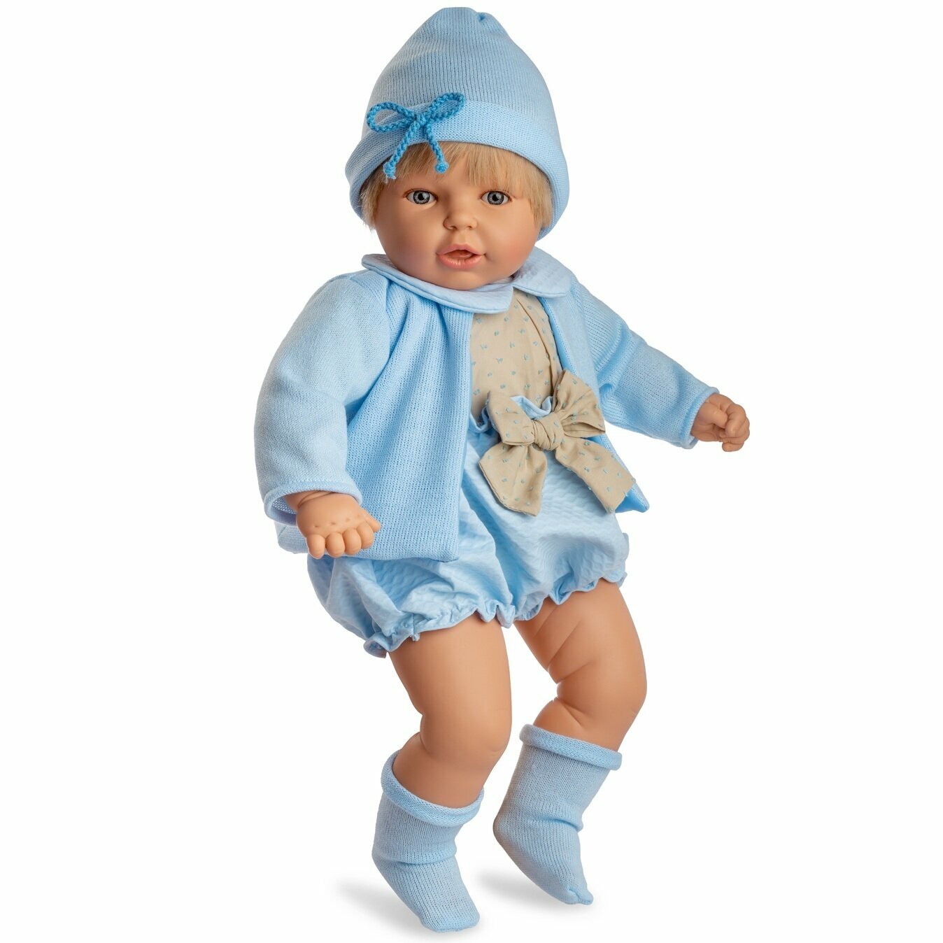 Кукла Берхуан (Бержуан) Мальчик в голубых шортиках (Berjuan Mi Nene Nino)