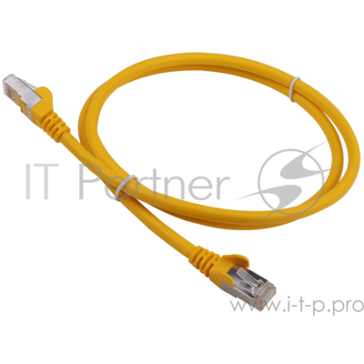 Патч-корд Lanmaster Lszh FTP кат.6A, 10 м, желтый Lan-pc45/s6a-10-yl