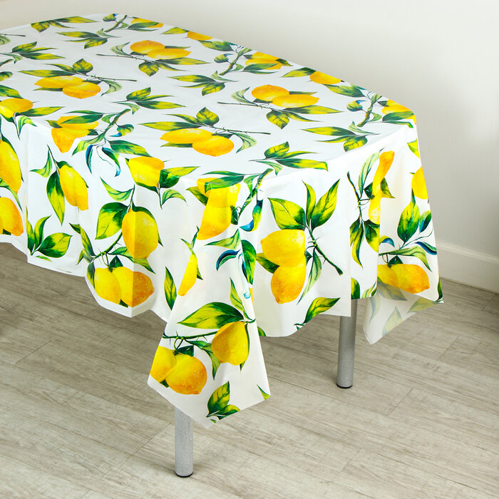 фото Страна Карнавалия Скатерть одноразовая "Лимоны" 180х137