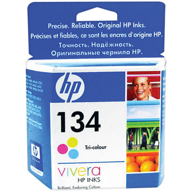 Картридж оригинальный HP C9363HE (№134) цветной для DJ 5743/5943/6543/6623/6843/6940/6943 (560стр.) Hewlett Packard