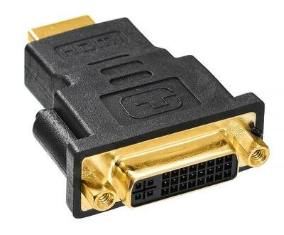 Переходник Buro Hdmi-19m-dvi-d(f)-adpt DVI (f) Hdmi (m) черный .