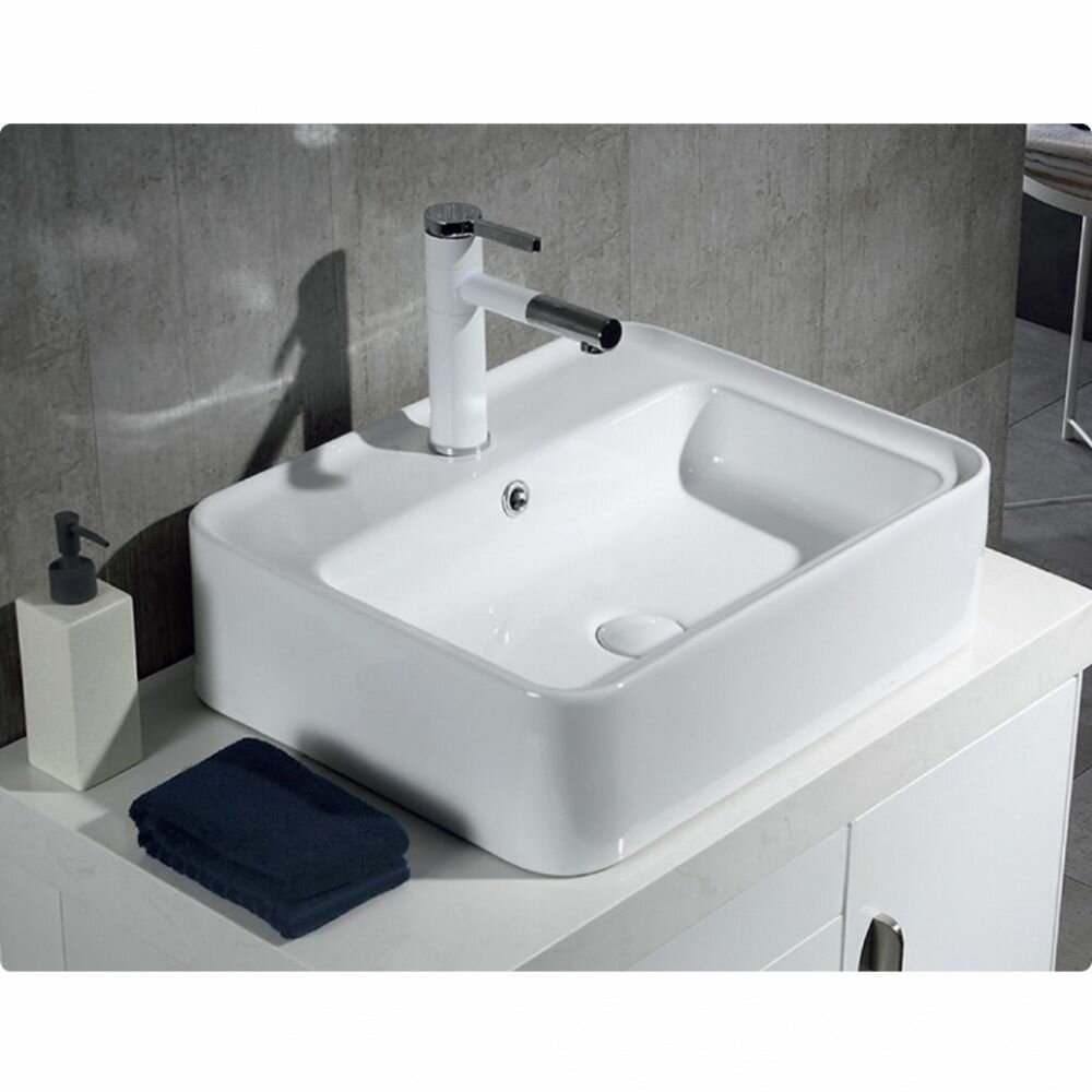 Раковина BelBagno BB1367 52 см белая