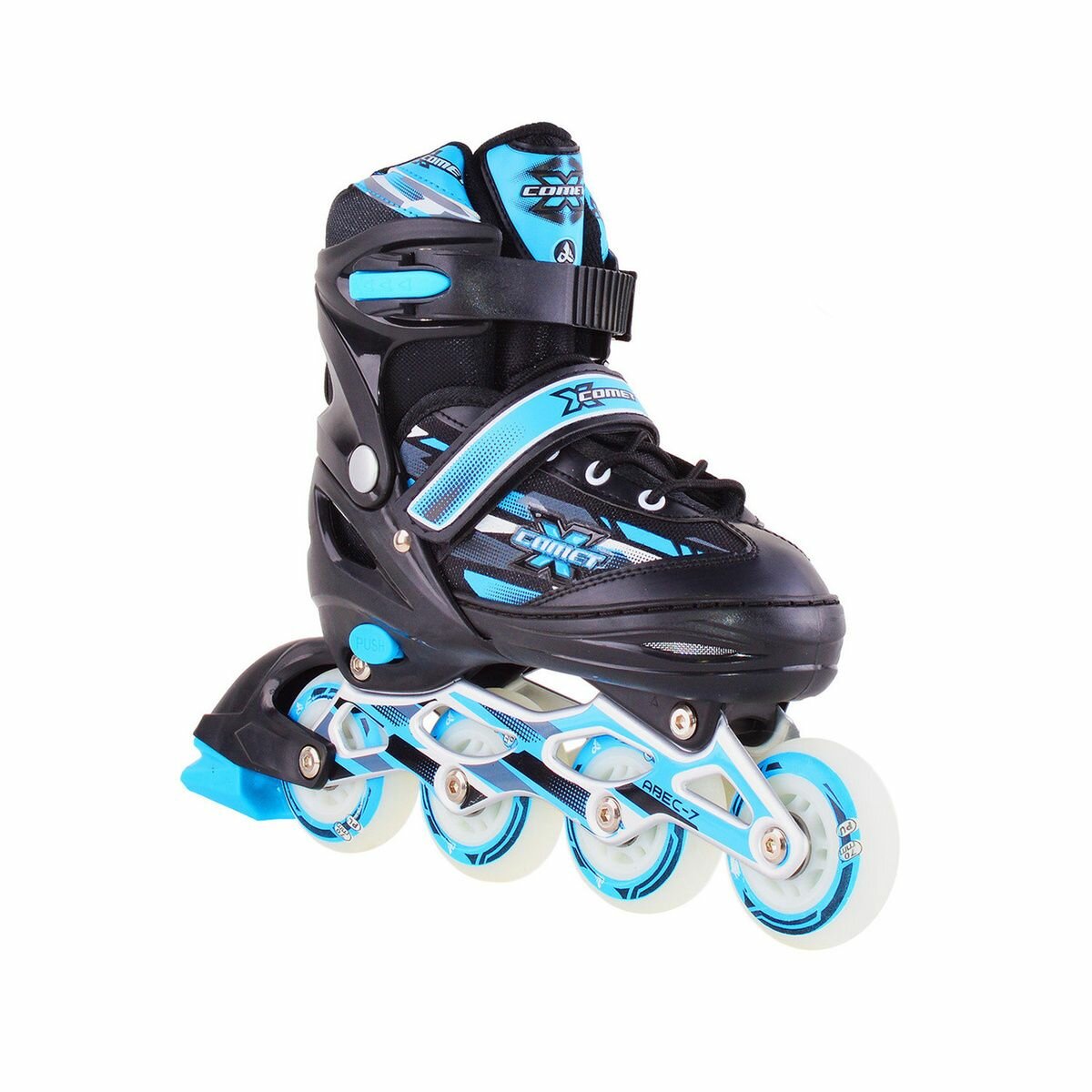 фото Рол. коньки X-Comet Blue LED подс. колес M р.34-37
