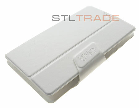 фото Чехол-книжка Clever SlideUP универсальный, размер XL 5,6-6,3 белый