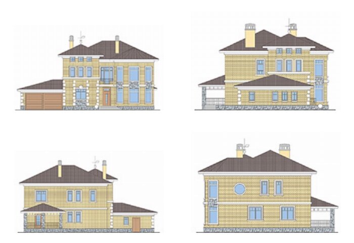 Проект дома Plans-41-49 (324 кв.м, кирпич 510 мм) - фотография № 3