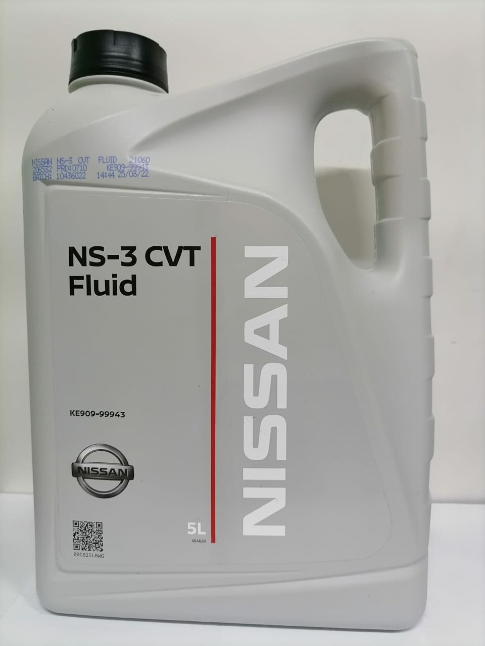 Трансмиссионное масло Nissan NS3 Fluid CVT 5 л, KE90999943