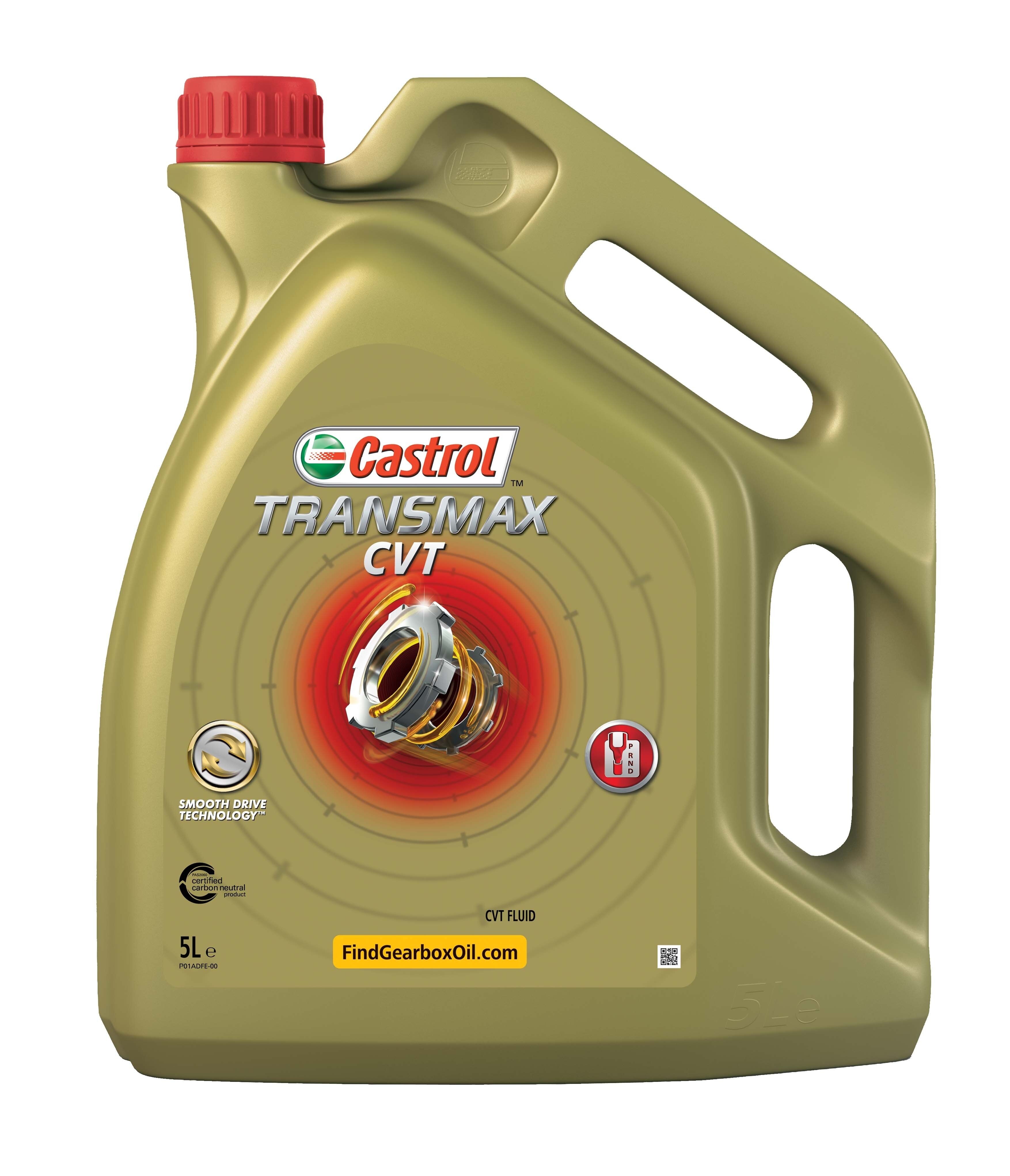 Трансмиссионное масло Castrol Transmax CVT для АКПП, 5 л