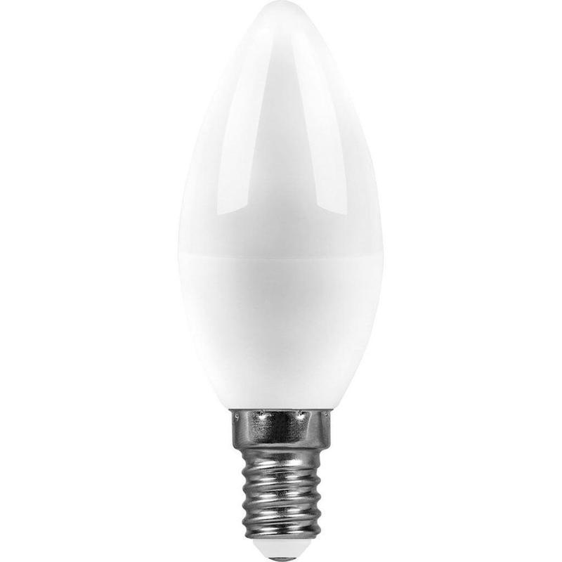 Лампа светодиодная Saffit 11 Вт E14 свеча 2700 К теплый белый свет, 1337774 - фотография № 2