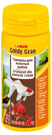 Sera Основной корм Sera GOLDY Gran для крупных золотых рыб, гранулы 50 мл