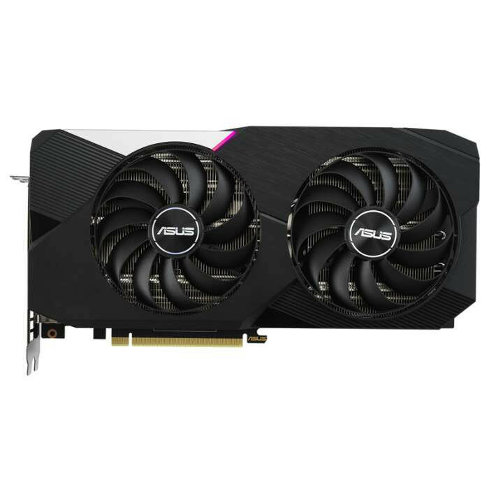 Видеокарта ASUS DUAL-RTX3060TI-O8G-V2//RTX3060TI HDMI*2 DP*3 8G D6; 90YV0G1J-M0NA00