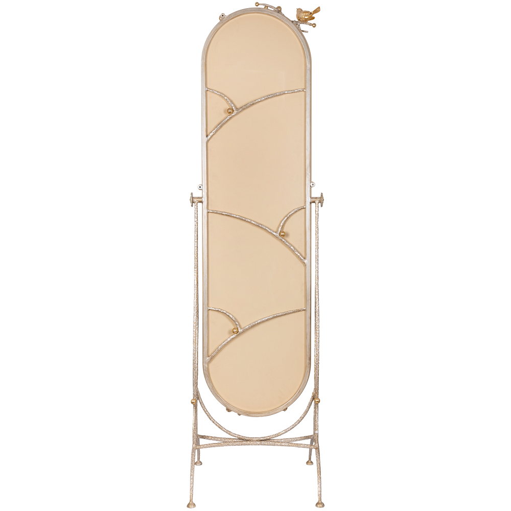 Зеркало напольное BOGACHO Терра цвет кремовый ручная работа - фотография № 8