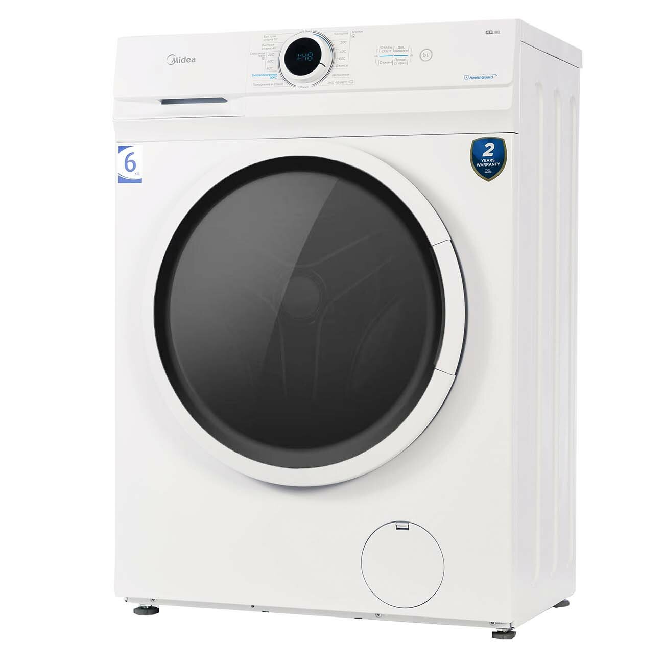 Стиральная машина узкая Midea MF100W60/W - фотография № 1