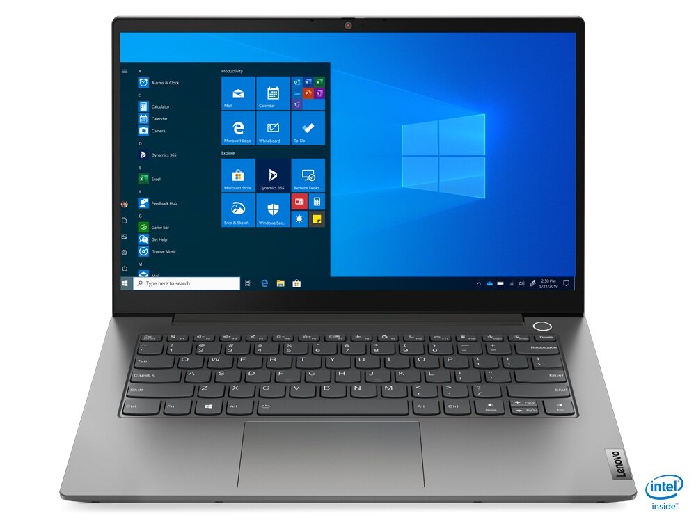 Ноутбук Lenovo ThinkBook 14 Gen 2 ITL (20VD0097RU) 14"(1920x1080)/ i3-1115G4(3ГГц)/ 8Гб/ 256Gb SSD/ UHD Graphics/ Без ОС/ Серый