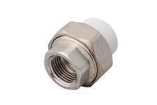 фото Муфта разъемная Valfex PP-R ВР 20мм х 3/4" серая (25/200) 10155120Г