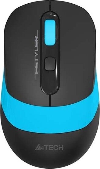 Мышь A4 Fstyler FG10 черный/синий оптическая (2000dpi) беспроводная USB FG10 Blue .