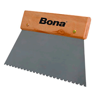 Шпатель Bona 1250G (Бона 1250G) для клея металл