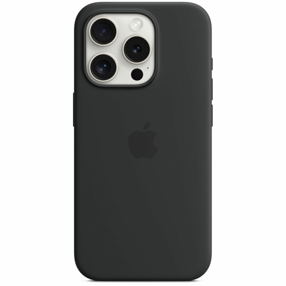 Чехол оригинальный Apple для Iphone 15 Pro Silicone Case - Midnight - фото №3