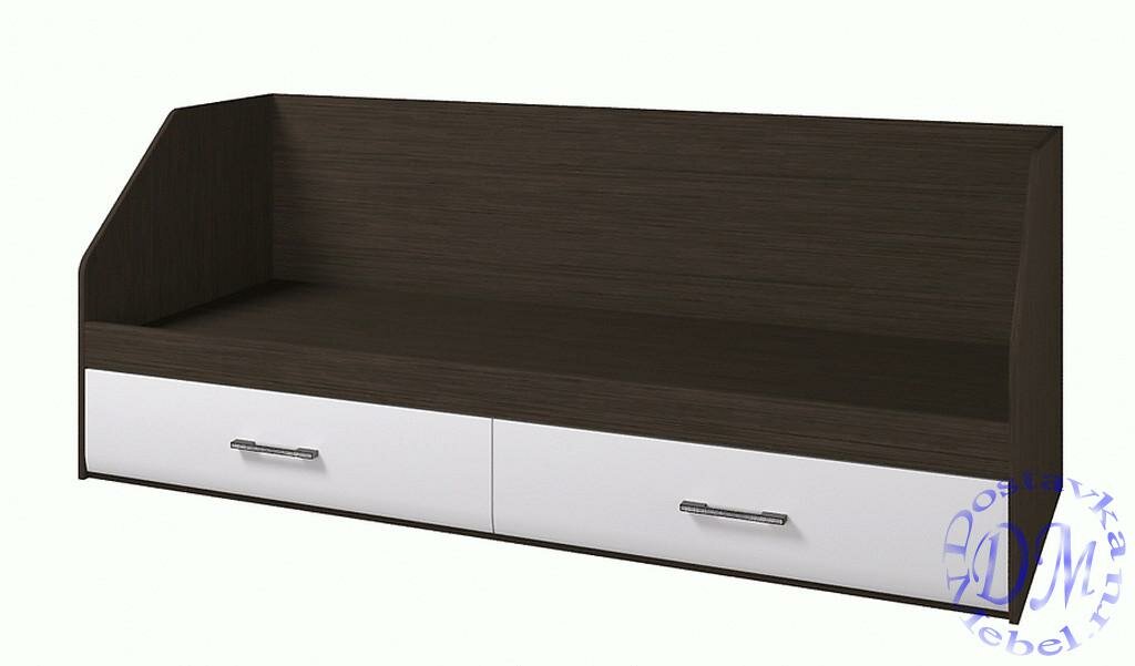 фото Кровать Нэнси 800/2 ящика Белый Глянец