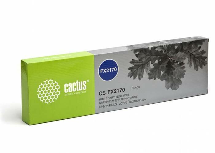 Картридж Cactus CS-FX2170 для Epson FX/LQ - 2070/2170 черный 9000000 знаков - фото №1