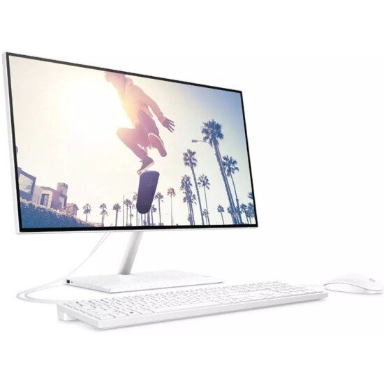 HP 24-cb1025nh 6V339EA White 23.8" FHD i5-1235U-8Gb-512Gb SSD- Iris Xe-DOS