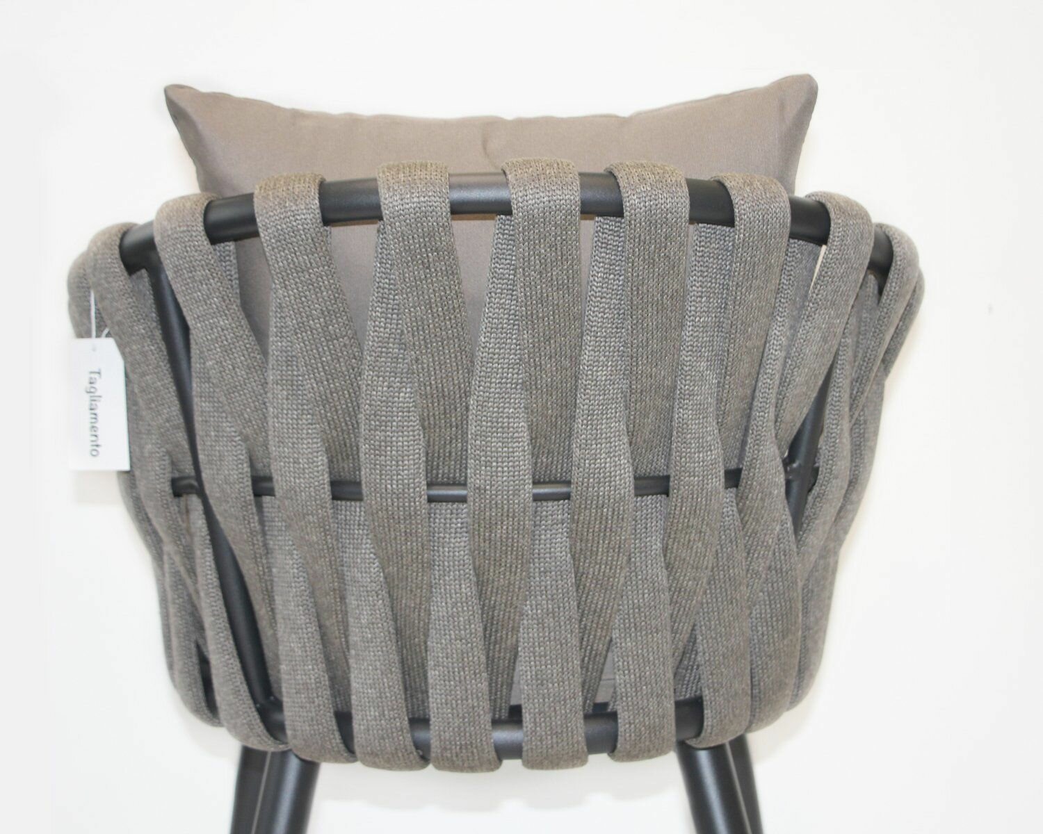 Кресло плетеное с подушками ReeHouse Verona Антрацит, темно-коричневый - фотография № 6