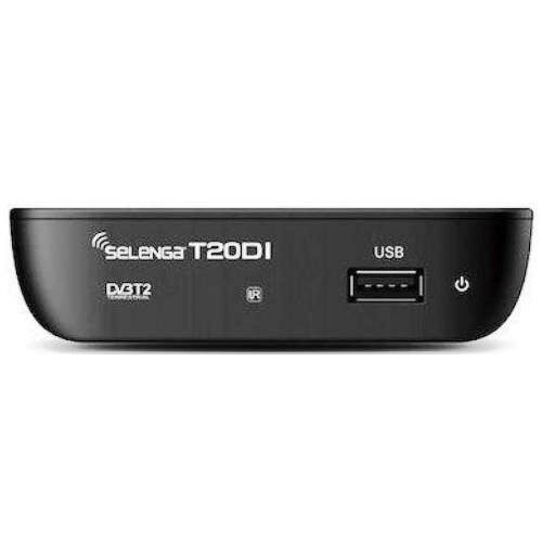 Ресивер DVB-T2 и DVB-C Selenga T20DI приёмник цифрового ТВ, Wi-Fi, IPTV, HDMI, 2 USB, DolbyDigital