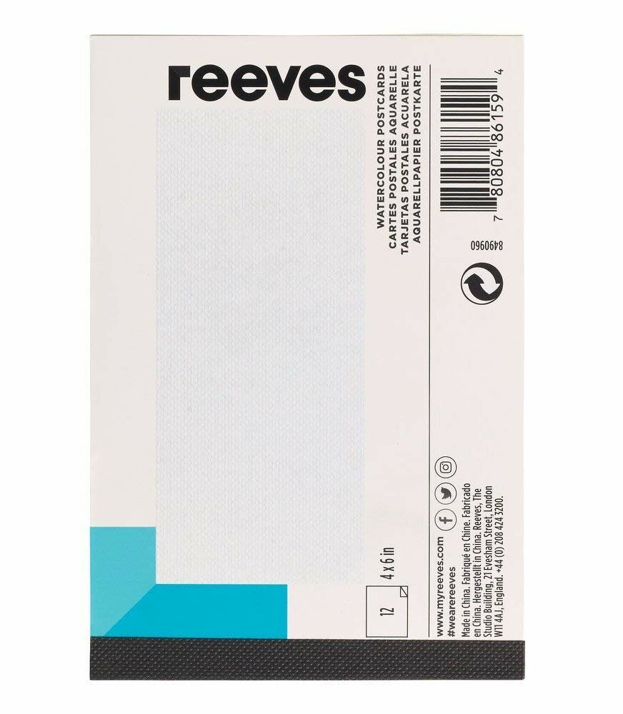 Альбом для акварели Reeves, 12 листов, 10х15 см RV8490960